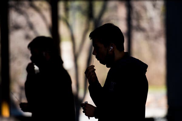 The seven-day average of daily new coronavirus tests has declined to 1.7 million from a high of 2.1 million last month.